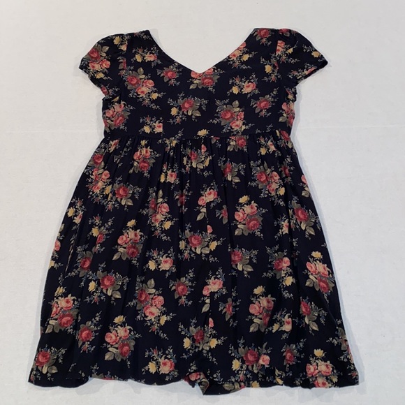 Vintage RL Denim & Supply 90’s Y2K Floral Babydoll Button Down Dress S - Picture 8 of 8